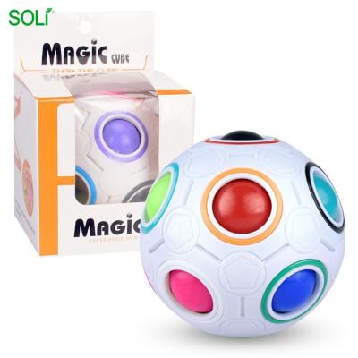 China New Educational Magic Cube Anti Stress Toy Decompression Cube Kids Educational Toy for sale