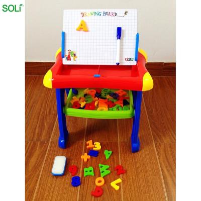 China Multifunctional Educational Math Toy .inactive Drawing Board Table Magnetic Folding Educational Toys Kids for sale