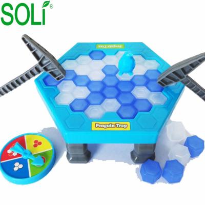 China Educational Toy Break Ice Table Blow Ice To Rescue Penguin Interactive Parent-child Toys Puzzle Board Games for sale