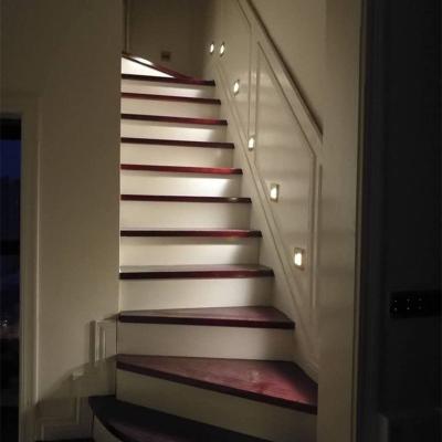 China Indoor LANDSCAPE wall step light 3w recessed induction lights stair led step lights for sale