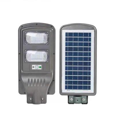 China High Quality Waterproof Garden OKELI IP66 30W 60W 90W Outdoor Radar Detector All In One Solar LED Street Light for sale