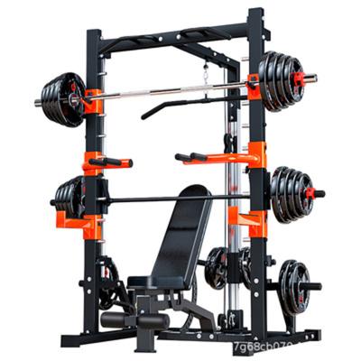 China MUCHAN commercial home squat rack training equipment fitness safety machine gantry strength exercise hip solid full squat rack for sale