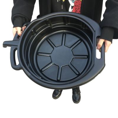 China Collecting Plastic Vehicle Oil Liter Motor Oil Drain Pan / Container For Repair Tools for sale