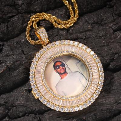 China Hiphop Misterjewelry Custom Picture Pendant with Photo, Special Wand Stone Custom Photo Pendant for sale