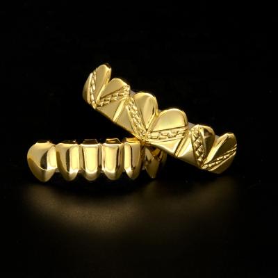 China Diamond grillz Mister Jewelry gold plated copper grillz teeth, cheap gold grillz for sale