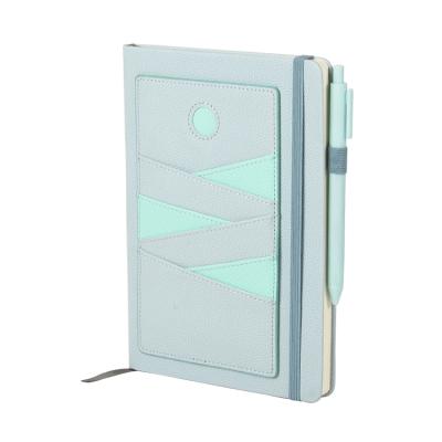 China Custom Nice Hardcover Book Office and School Stationery PU A6 Business Leather Notebook for Promotional Gift for sale