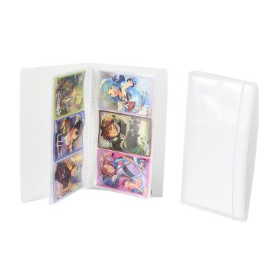 China 20 Photo Album Card Pockets 3 Pages Mini Eco-friendly Portable Card Album With Elastic String for sale