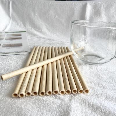 China Supermarkets Bamboo Restaurants Use Environmental Friendly Natural Material Bamboo Straws for sale