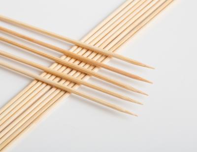 China Outdoor Cooking Easily Cleaned and Perfectly Grilling BBQ Grill Tool Bamboo Skewer for sale