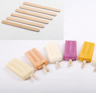 China Sustainable Wholesale Customized Food Grade Bamboo Ice Cream Sticks for sale