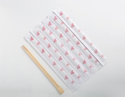 China Mao Disposable High Quality Bamboo Chopsticks Low Price Twin Chopsticks Withknot for sale