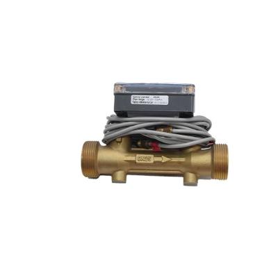 China column high quality brass intelligent ultrasonic digital calorimeter Household flowmeter Ultrasonic hot water meter for sale