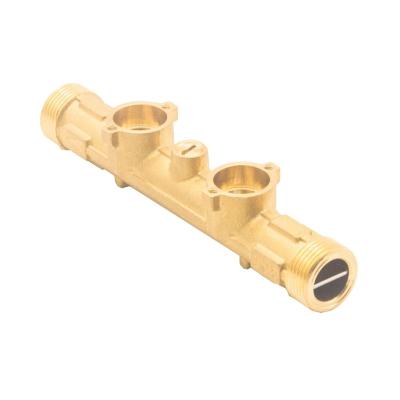 China DN15 OEM cheap factory Brass Fitting For Ultrasonic water Meter Body Column type for sale