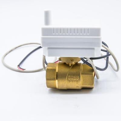 China small size turn on/off control 3/4" 24volt 2-way ball valve for sale