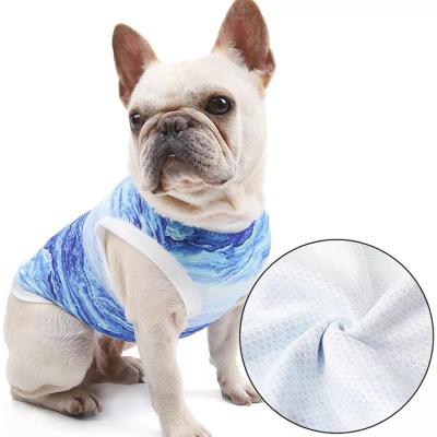 China Easy Stored To Clean Pet Vest Harness Jacket Breathable Coat Cooling Clothes Dog For Summer Season Print CLASSIC Presents for sale