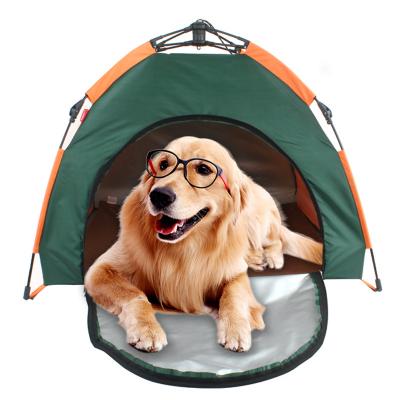 China Cat Car Carrier Rainproof Automatic Folding Pet Tent Sustainable Foldable Dog For Camping for sale