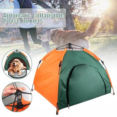 China Removable House Cat Tent Summer Dog Bed Durable Foldable Waterproof Outdoor Pet Tents And Washable for sale