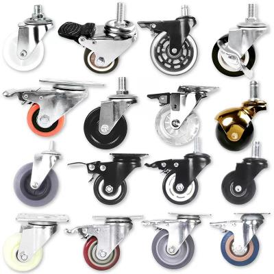 China Other factory direct sales of various types of trolley electric equipment sick bed light casters, medium and heavy for sale