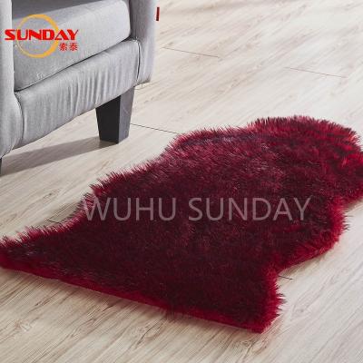 China Modern Tip-Dyed Faux Fur Blanket for sale