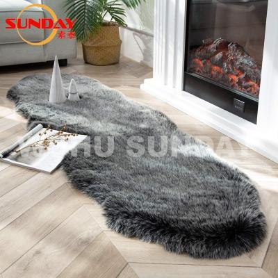 China Modern Faux Fox Fur Blanket for sale