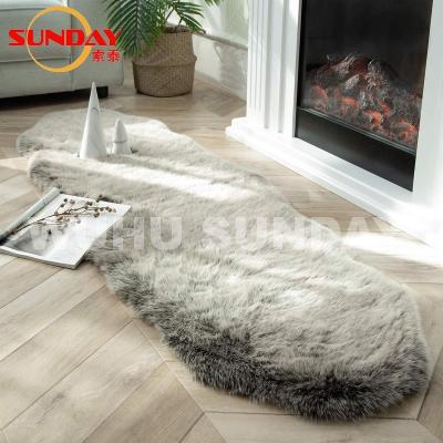 China Modern Faux Fox Fur Blanket for sale