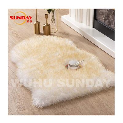 China Modern Tip-Dyed Faux Fur Blanket for sale