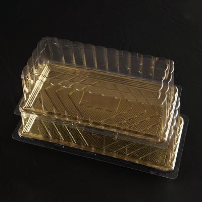 China Wholesale Clear Freshness Food Grade Plastic Transparent PET Packaging Boxes Dustproof Container For Cake for sale