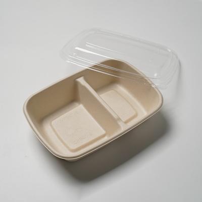 China New Freshness Preservation Best Selling Box Biodegradable Paper Disposable Takeout Fast Food Packaging Container for sale