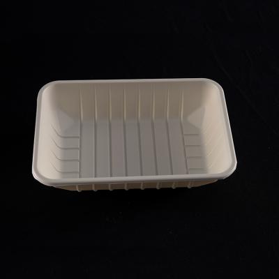 China High Quality PCC Recyclable Plastic Food Packaging Freshness Preservation Manufacturers Custom Container Tray With Lip for sale