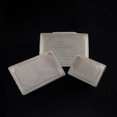 China Disposable Custom Freshness Storage Containers PP Plastics Recyclable Material Disposable Food Catcher Lunch Box for sale