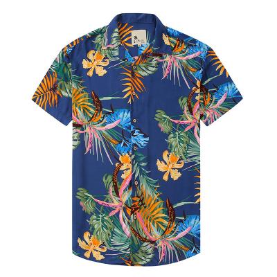 China 100% Polyester Manufacturer In China Arrival Clothing Summer Printed Short Sleeve Casual Shirts For Men for sale