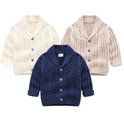 China Fashion Winter Breathable Coats Button Up Cardigan Jacket Knitted Sweater Simple Babies' Sweaters for sale