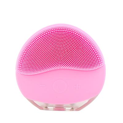 China Amazon Hot Sales Woman Sonic Facial Brush Electric Cleansing DEEP CLEANSING Facial Brush for sale