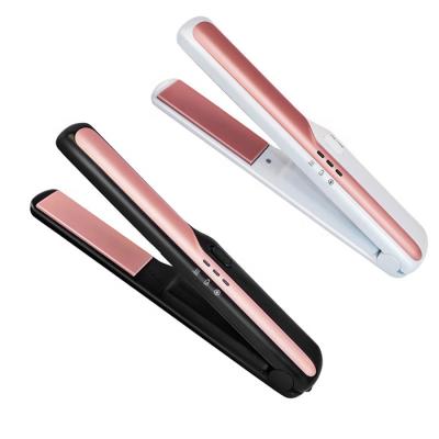 China Hotel Wholesale Mini Wireless OEM Hair Styling Tools Flat Iron Professional Ceramic Hair Straightener for sale