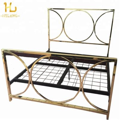 China 2018 strong new design metal bed design for sale for sale