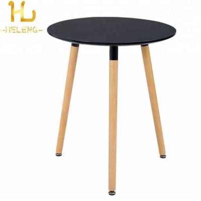 China Colorful Beech Legs MDF Bar Table Home Coffee Table Furniture New Design For Living Room for sale