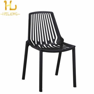 China Dining chair colorful plastic chair home furniture new design pp with back for dining room for sale