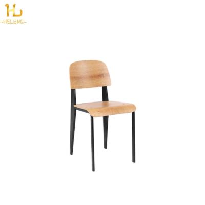 China Dining Modern Sneak Chair Steel High Metal Living And Kitchen Back With Wood Seat And Back Chair With Back For Kitchen for sale