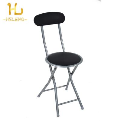 China Leather And Metal Vintage Cheap Living Room Camping Pvc Folding Chair for sale