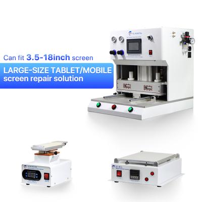 China Mobile Phone LCD Screen Refurbishment Full 6 Piece FL-M14 Set VL-H18Pro LCD Panel Repair Connecting Machine Manual Separator Machine for sale