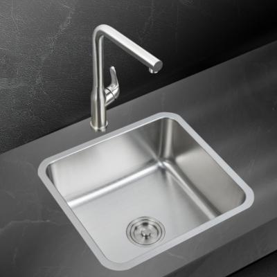 China Without Faucet Nodma Stainless Steel Single Bowl Kitchen Sink for sale