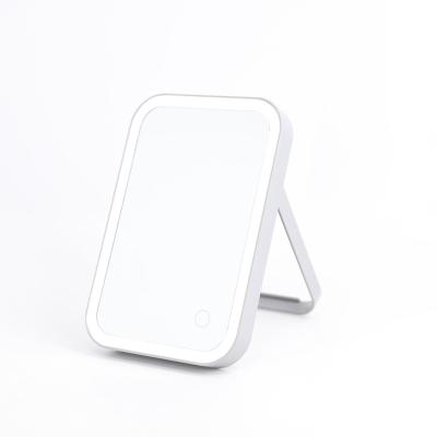 China Lighted Portable LED Makeup Mirrors Various Colors With Touch Sensitive Switches Dressing Makeup Mirrors for sale