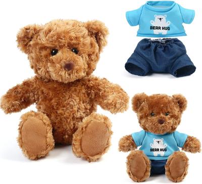 China China 10cm 20cm 30cm 40cm Cute Fuzzy Teddy Bear Cotton Bear Wholesale Eco-friendly Toys PP Small Mini Teddy Bear for sale