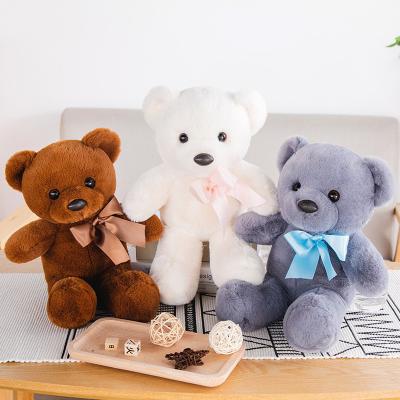 China Children's Day Wholesale Children's Day PP Cotton Eco-friendly Baby Doll 40cm White Teddy Bear Plush Toy Small for sale