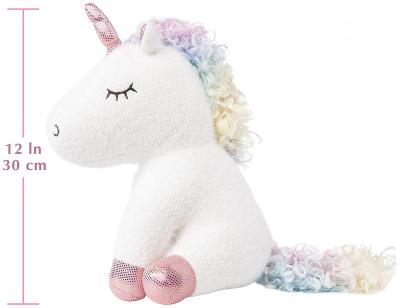 China Small Stuffed Unicorn Animal Mascot Stuffed Plush Toy Custom Made Funny Novelty Eco-Friendly Factory Made for sale