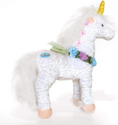 China Small Stuffed Unicorn Animal Stuffed Plush Toy Mascot Fancy Custom Made Custom Made Eco-Friendly Lovely Factory for sale