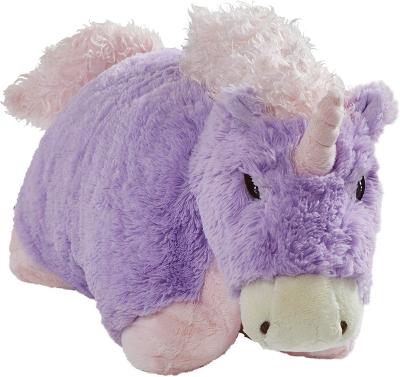 China Small Stuffed Unicorn Animal Mascot Stuffed Plush Toy Fancy Purple Funny Custom Made Eco-Friendly Factory for sale