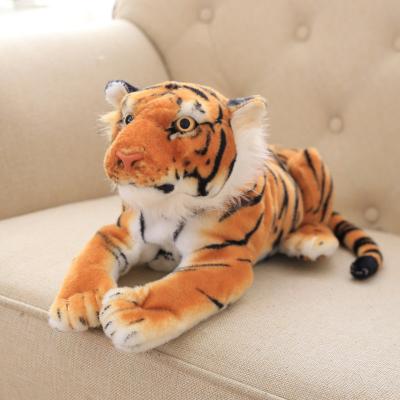 China New Design Comfort Tiger Pillow Eco-friendly Cute Fluffy Fuzzy Stuffed Plush Soft Toy Tiger for sale