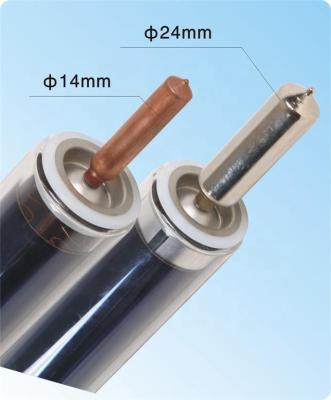 China Outdoor 1.6mm, 1.8mm, 2.0mm Solar Heat Pipe Vacuum Tubes For Mexico for sale