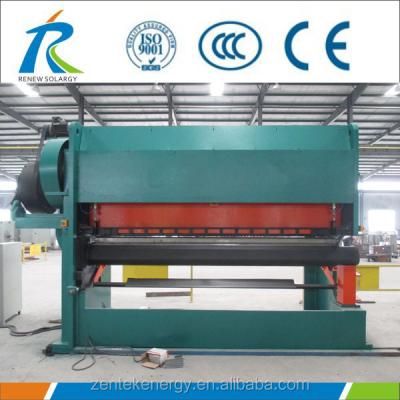 China Solar Water Heater Hydraulic Sheet Metal Plate Bending Folding Bending Machine for sale